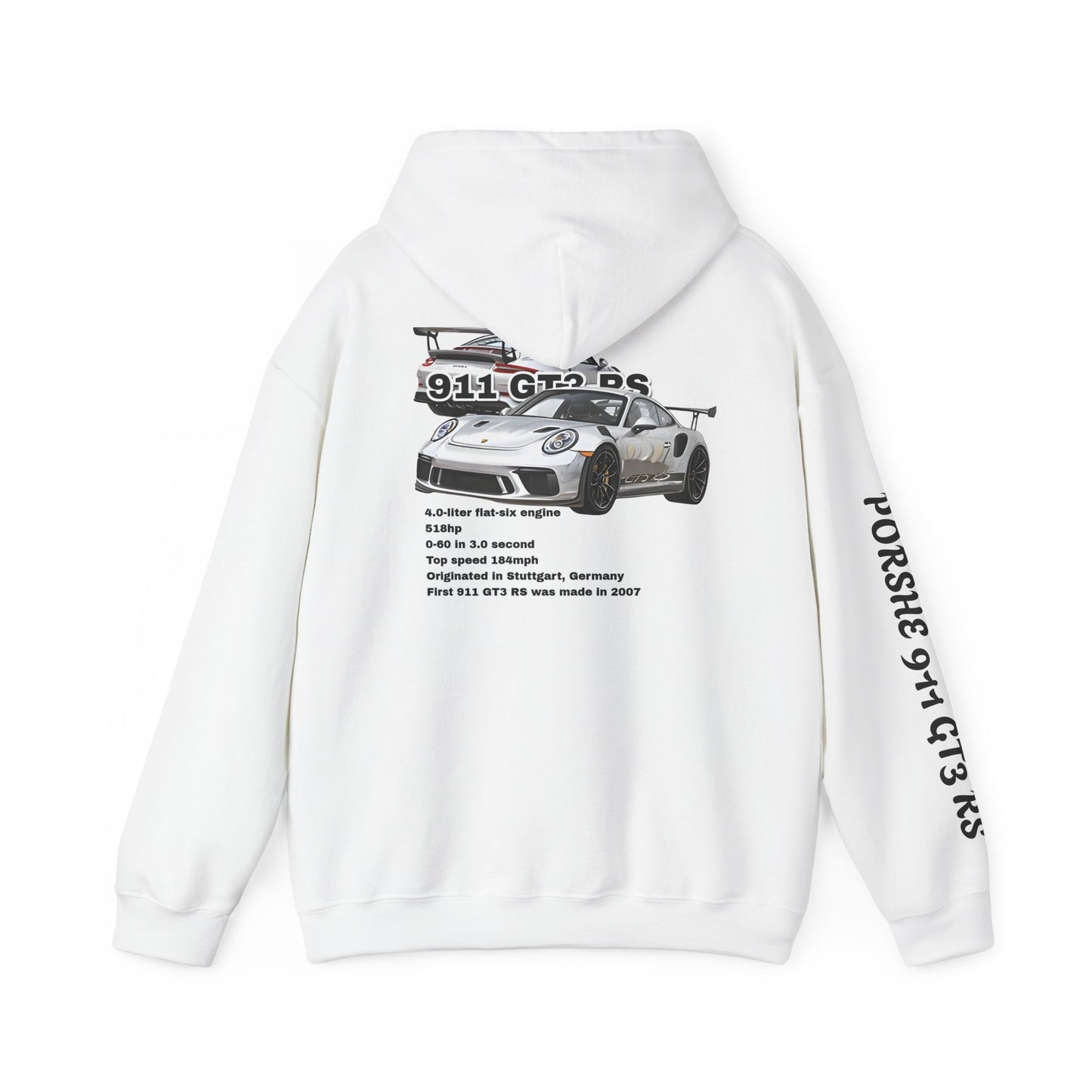 Car Guy Hoodie - Unisex Heavy Blend™ Hooded Sweatshirt - Porsche 911 GT3 RS Comfy