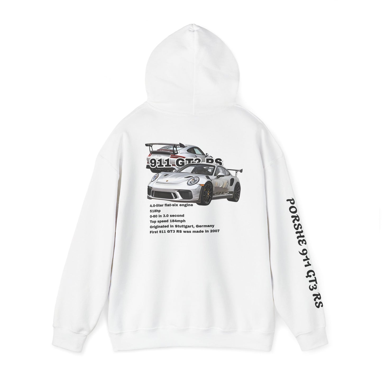 Car Guy Hoodie - Unisex Heavy Blend™ Hooded Sweatshirt - Porsche 911 GT3 RS Comfy